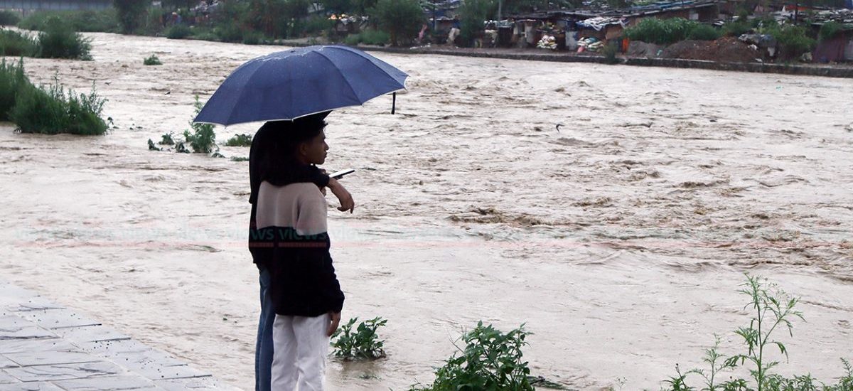 DHM: Incessant rainfall for 2 days; High-alert issued in Kathmandu valley and 37 districts
