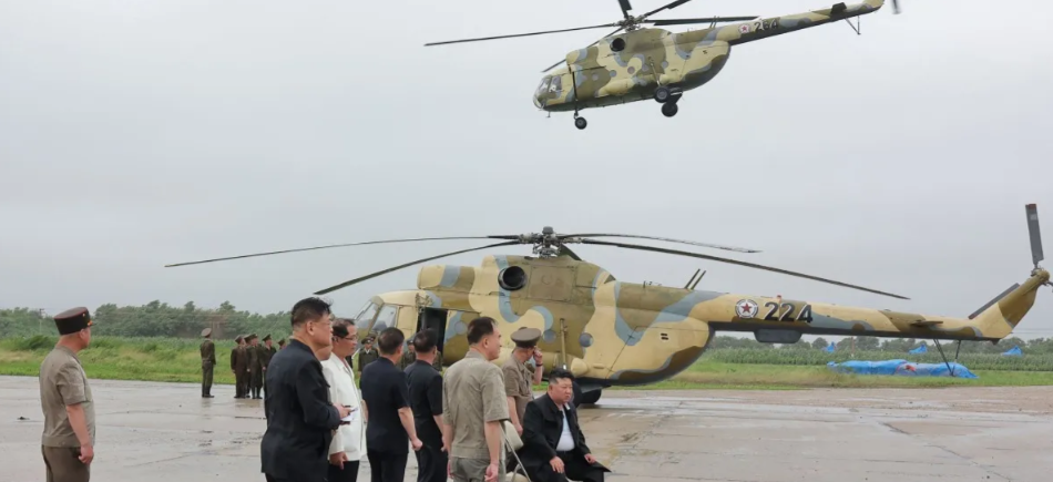 North Korea mobilises military helicopters for flood rescue
