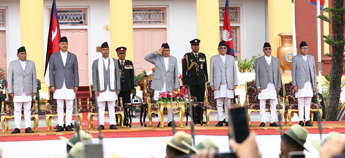 PM Oli takes oath of office and secrecy
