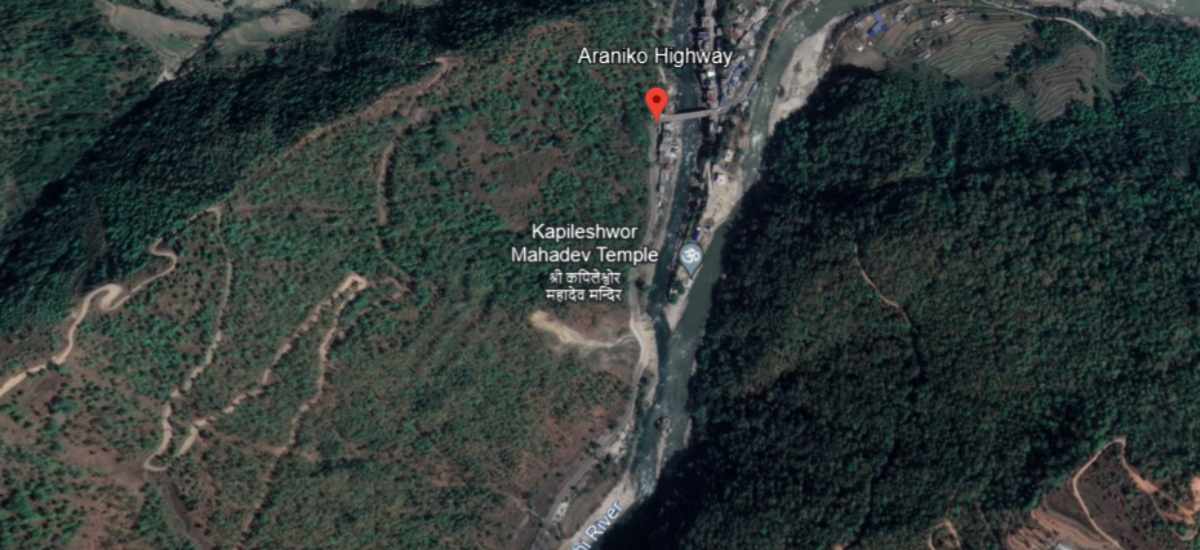 Araniko Highway blocked by landslides
