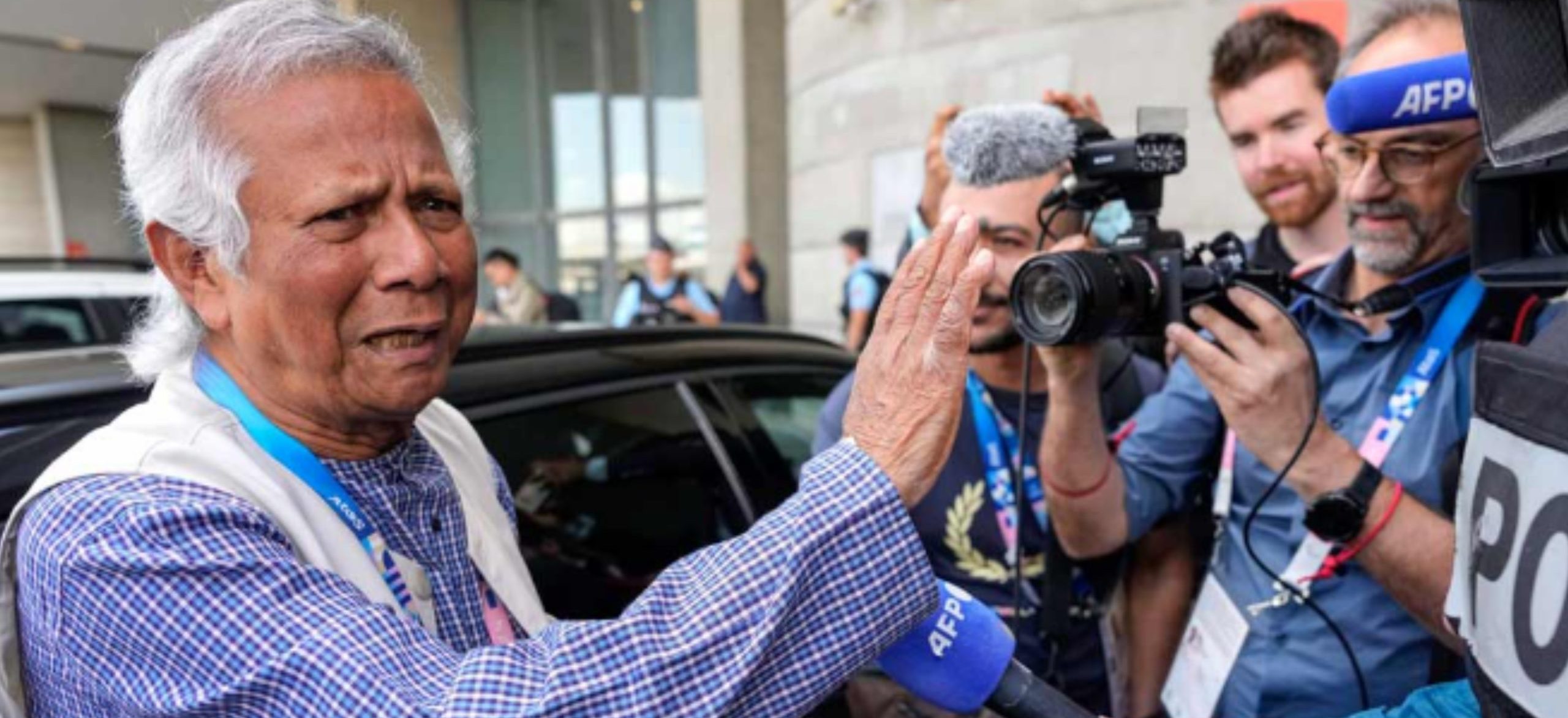 Bangladesh's interim government head and other leaders' oath ceremony underway