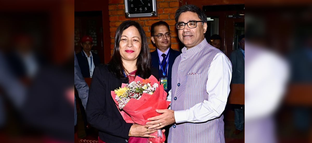 Indian Foreign Secretary Misri in Kathmandu