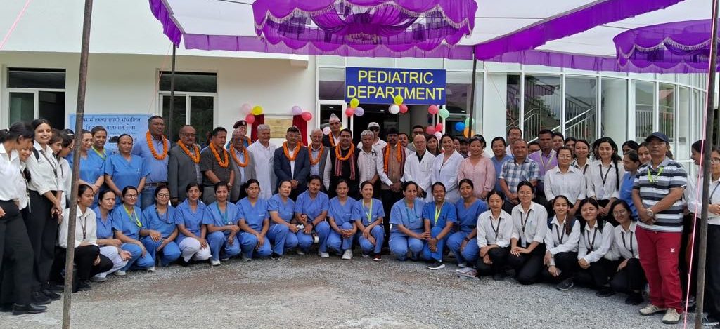 Inauguration of Ward Building of Dhulikhel Hospital at Dhulikhel Municipality, Kavrepalanchowk