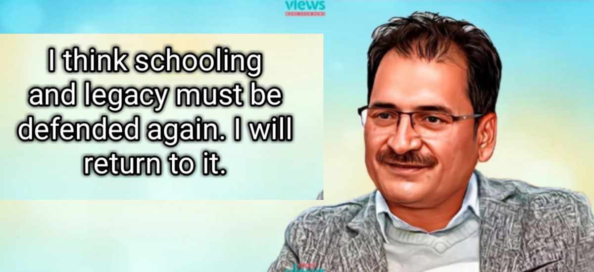 Reviewing my past I will return to my legacy: Mani Thapa