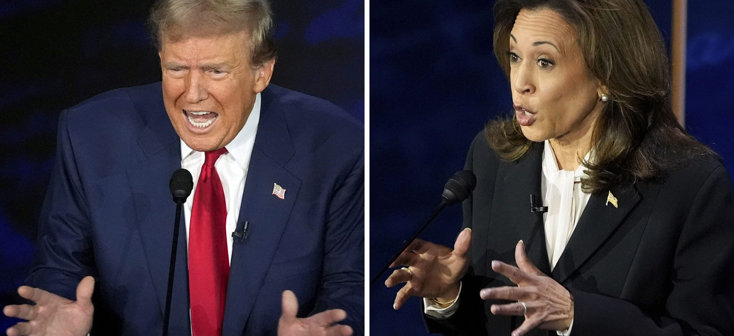Harris, Trump face off for first time in 2024 U.S. presidential debate ...
