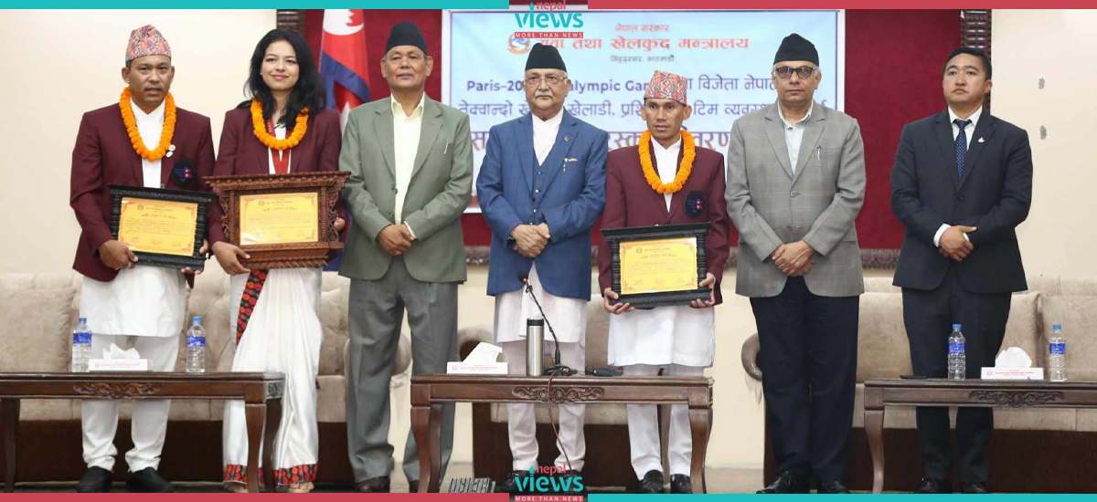 Government honours Olympics 2024 medalist Palesha with cash prize of Rs 6.5 million