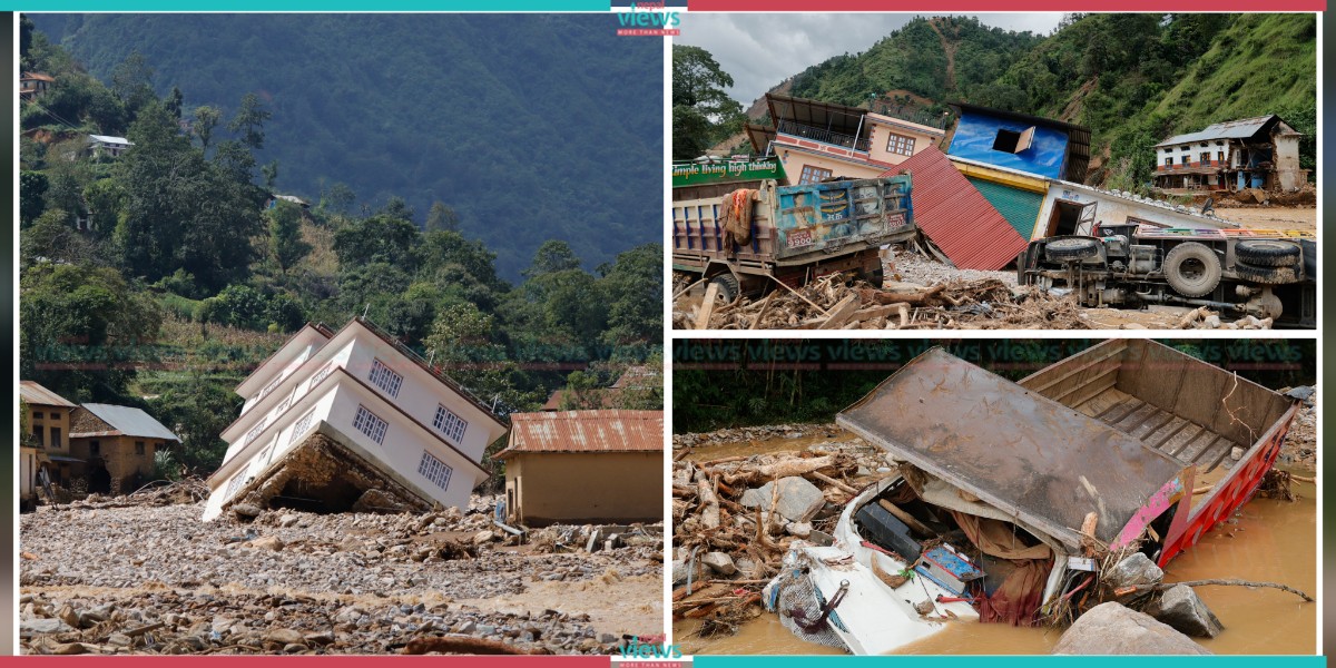 Cries of flood-victims from Bhumidanda: No water to drink, No food to eat! (Photo Feature)
