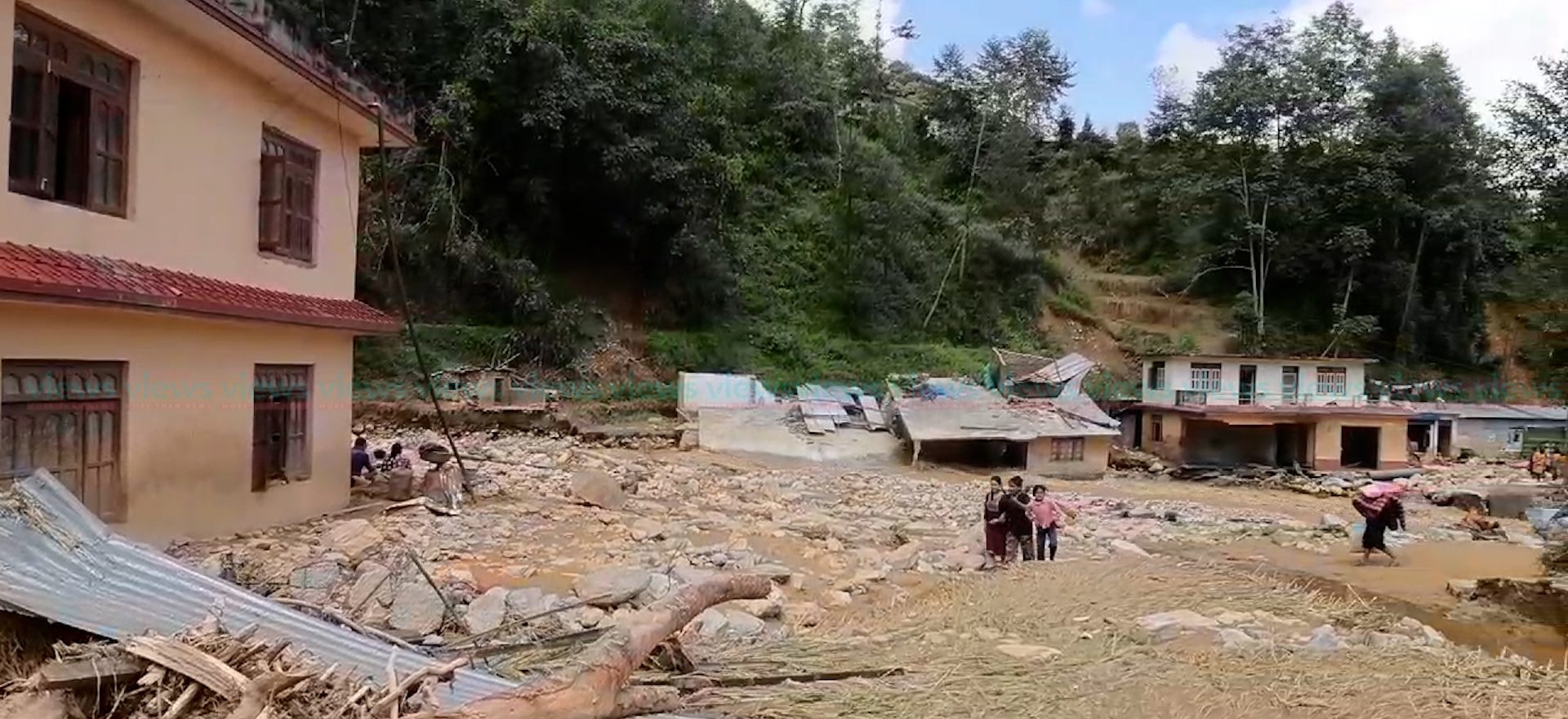 Flood-Landslide in Kavrepalanchowk: Death of 77 people, 5 missing