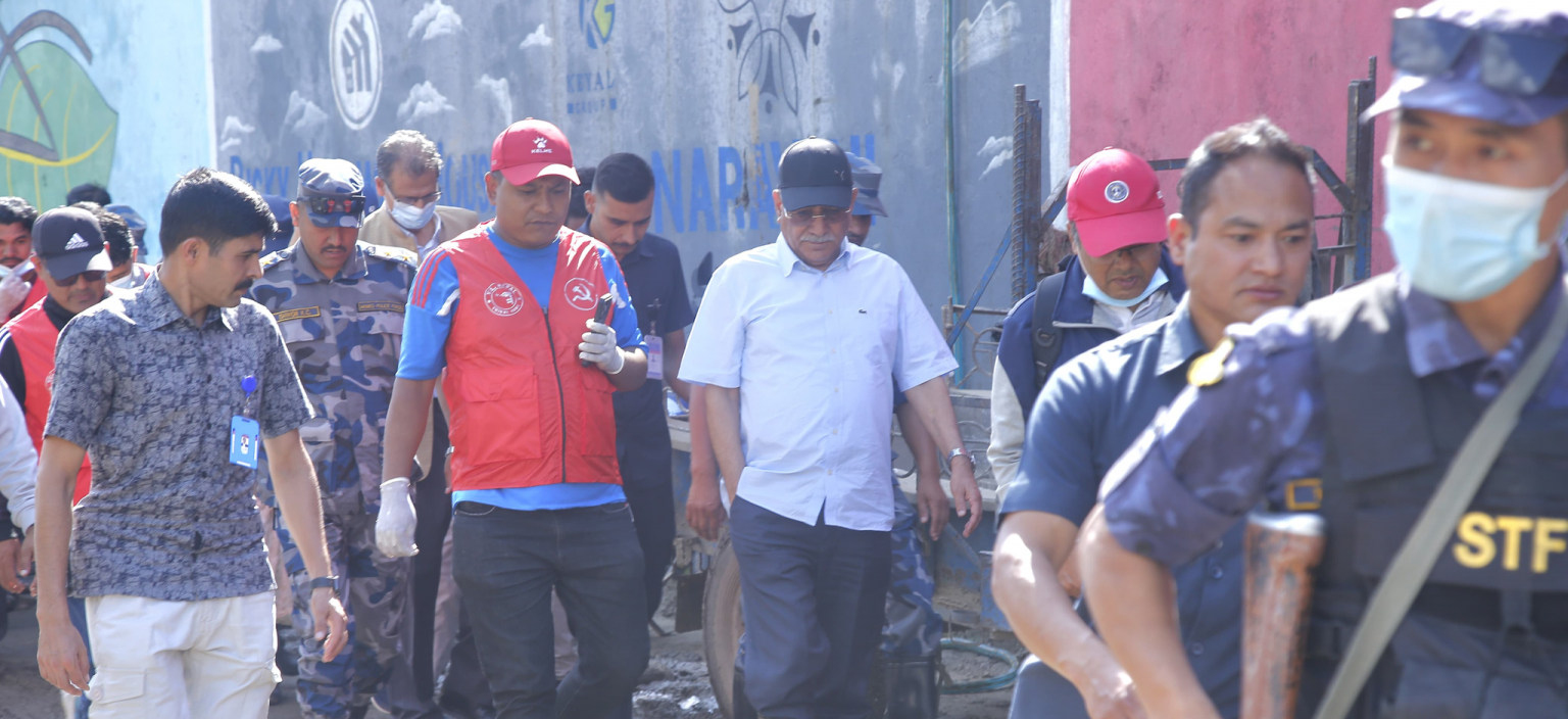 Prachanda commits to take necessary steps in flood affected areas