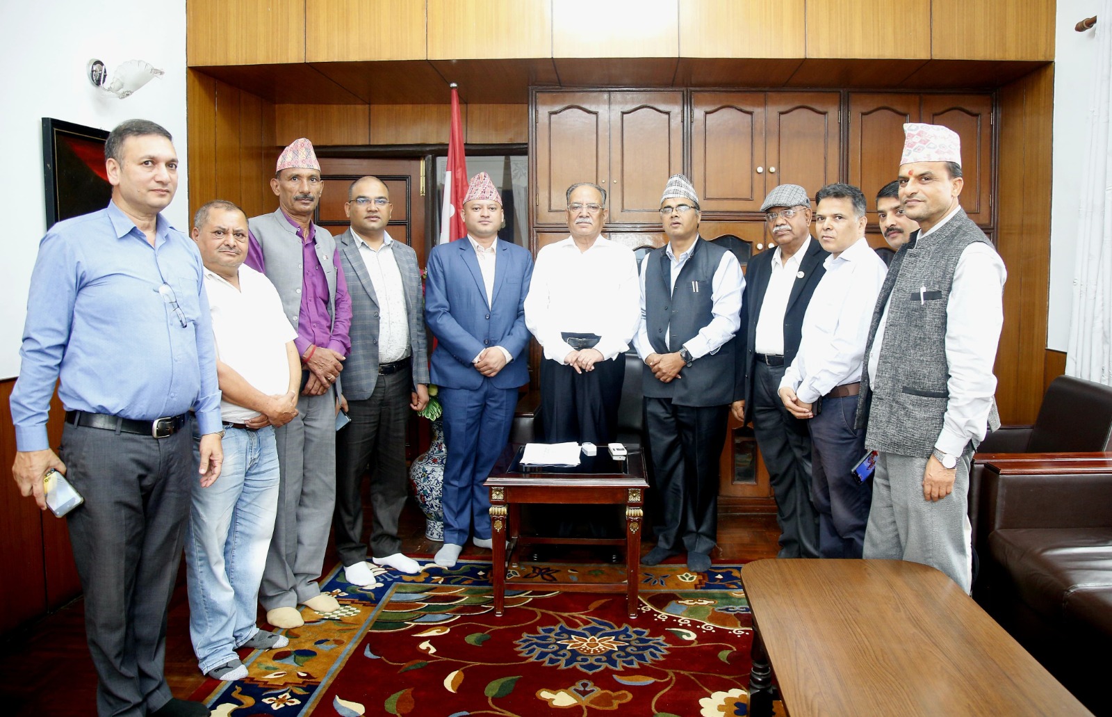 Prachanda: Geological study needed prior to developing infrastructure