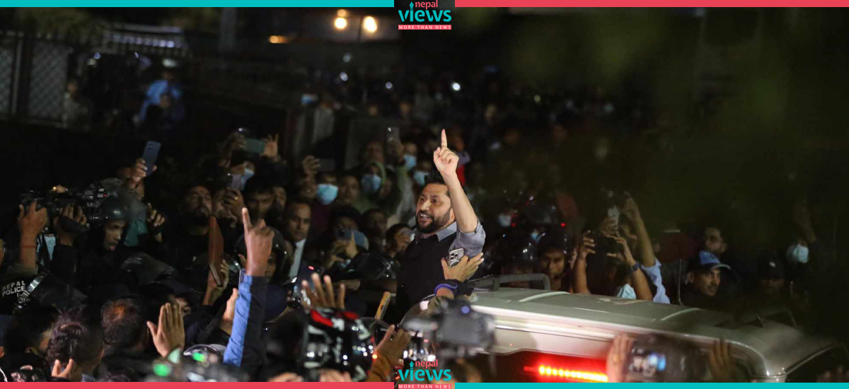 RSP Chairperson Lamichhane taken to Pokhara