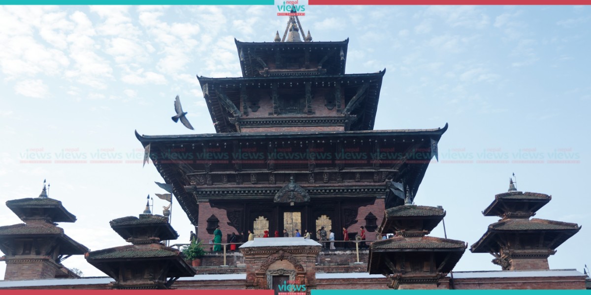 Crowd of people at Taleju Bhawani Temple (Photo Feature)