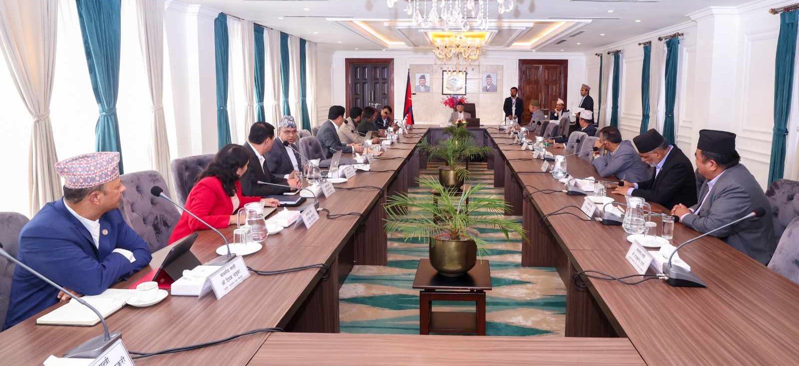 Cabinet Meeting in Baluwatar (Photos)