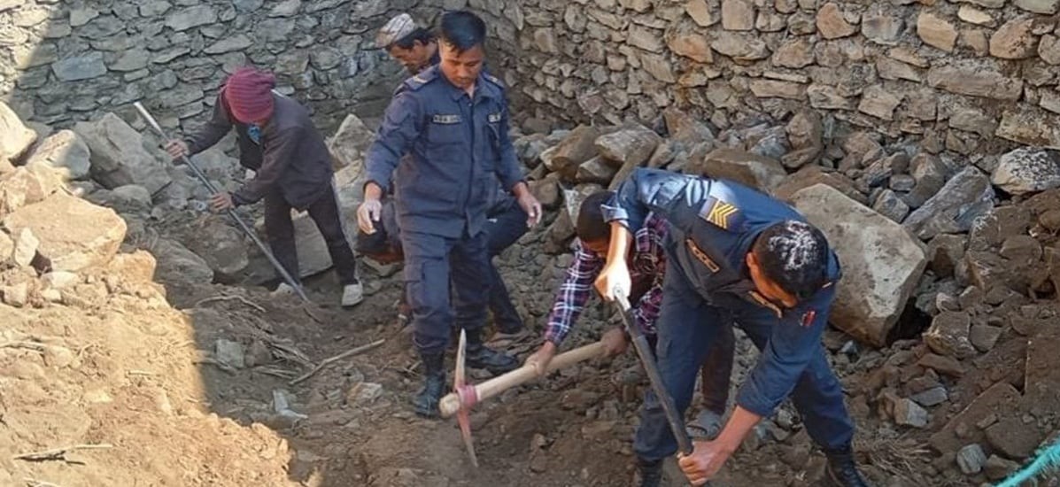 4 workers died after being buried in landslide, while constructing bridge in Rolpa