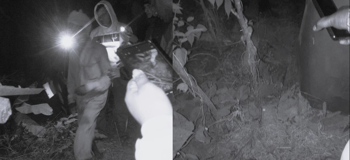 Police arrest husband in suspicion of murdering and burying his wife