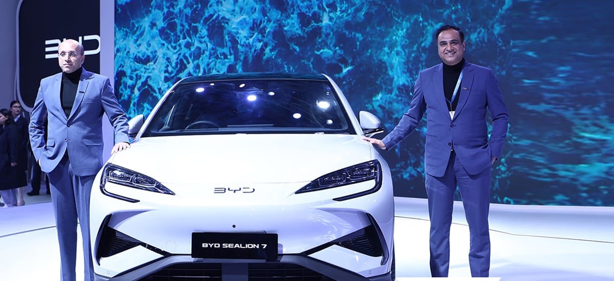 BYD India unveils BYD Sealion 7 eSUV at Bharat Mobility Global Expo 2025