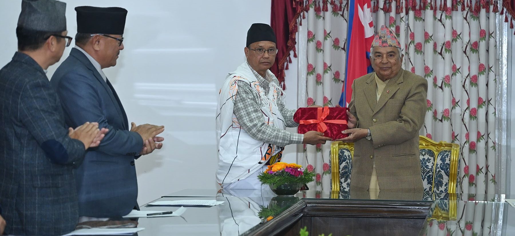 INC submits annual report to President Paudel