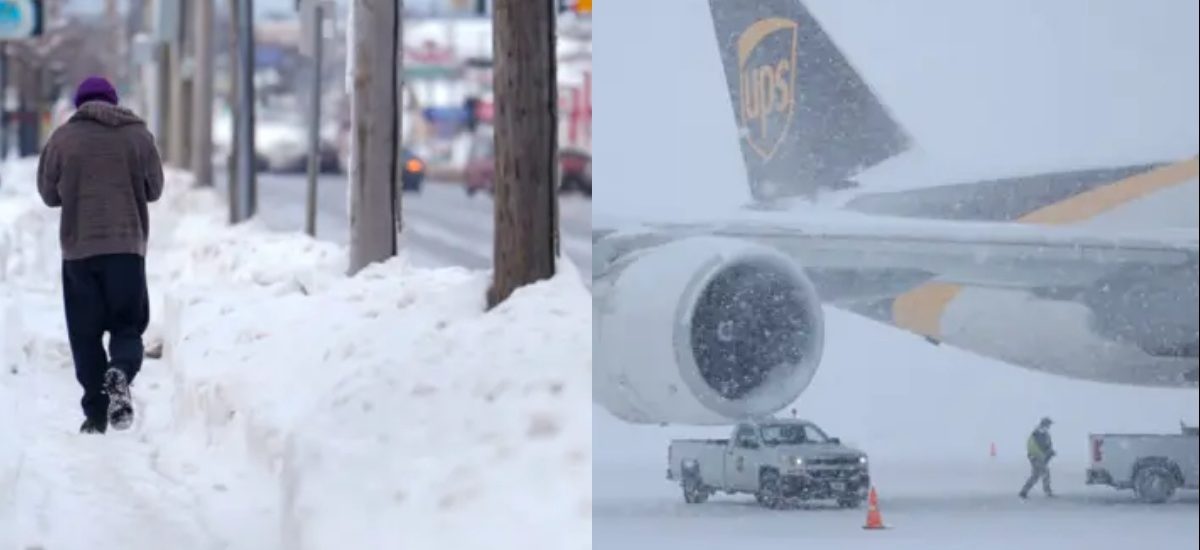 Heavy snowfall in USA; State of emergency declared in 7 states