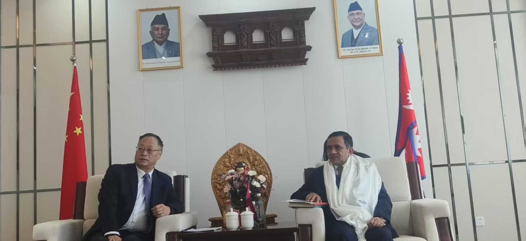 Nepali and Chinese officials discuss ways to facilitate trade