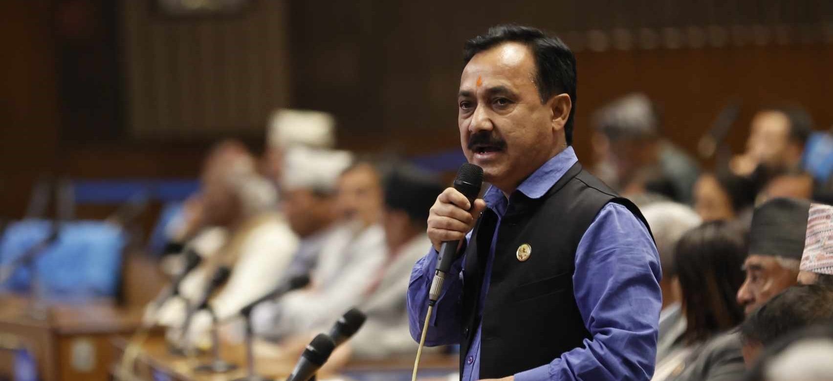 Bishwa Prakash Sharma points out weakness of Speaker Ghimire in handling parliamentary proceedings