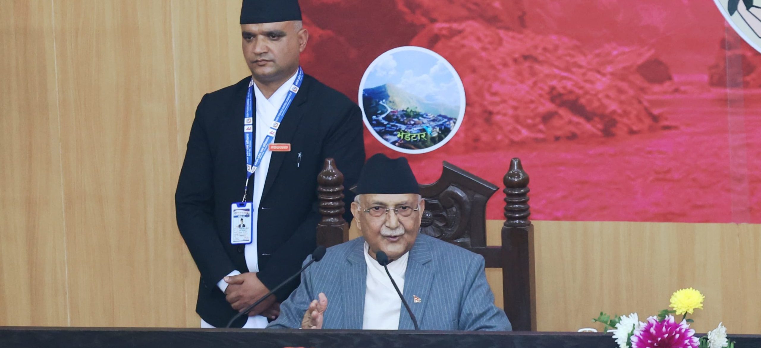 PM Oli: No need to raise anti-system voices