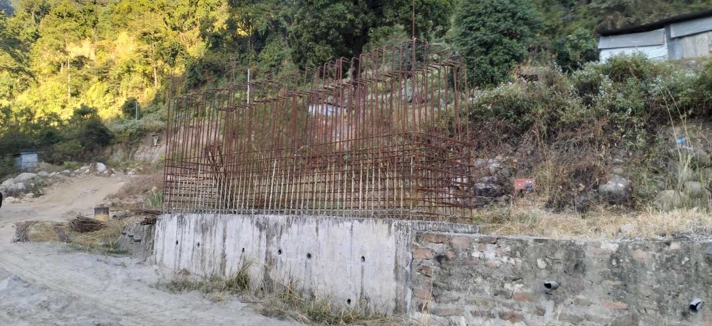 Bridge connecting provincial capital not built even in eight years