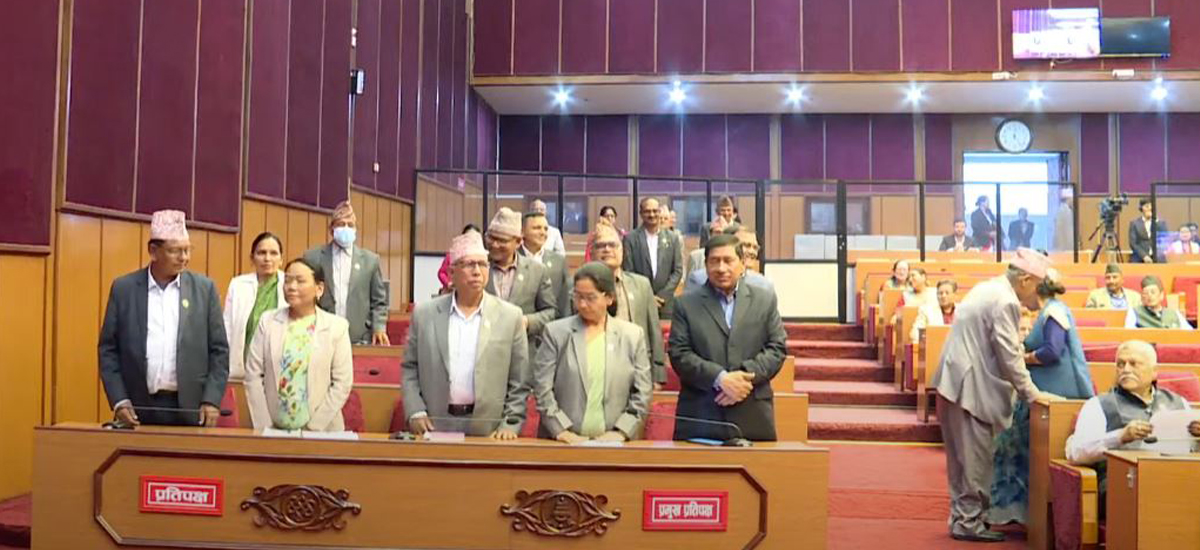 Opposition parties obstruct NA meeting