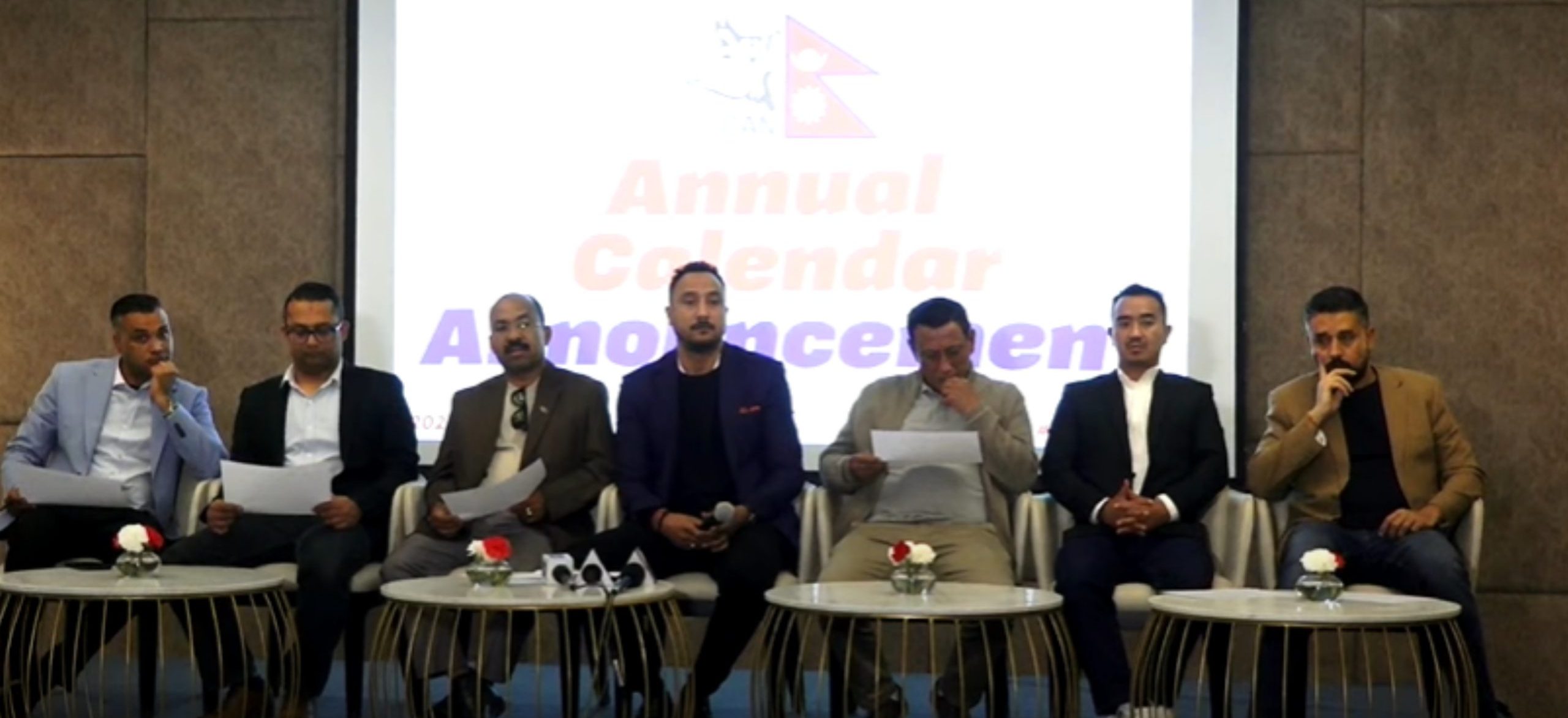 CAN unveils "2025 Nepal Cricket Calendar"; Srilanka and Australia tour for men's team