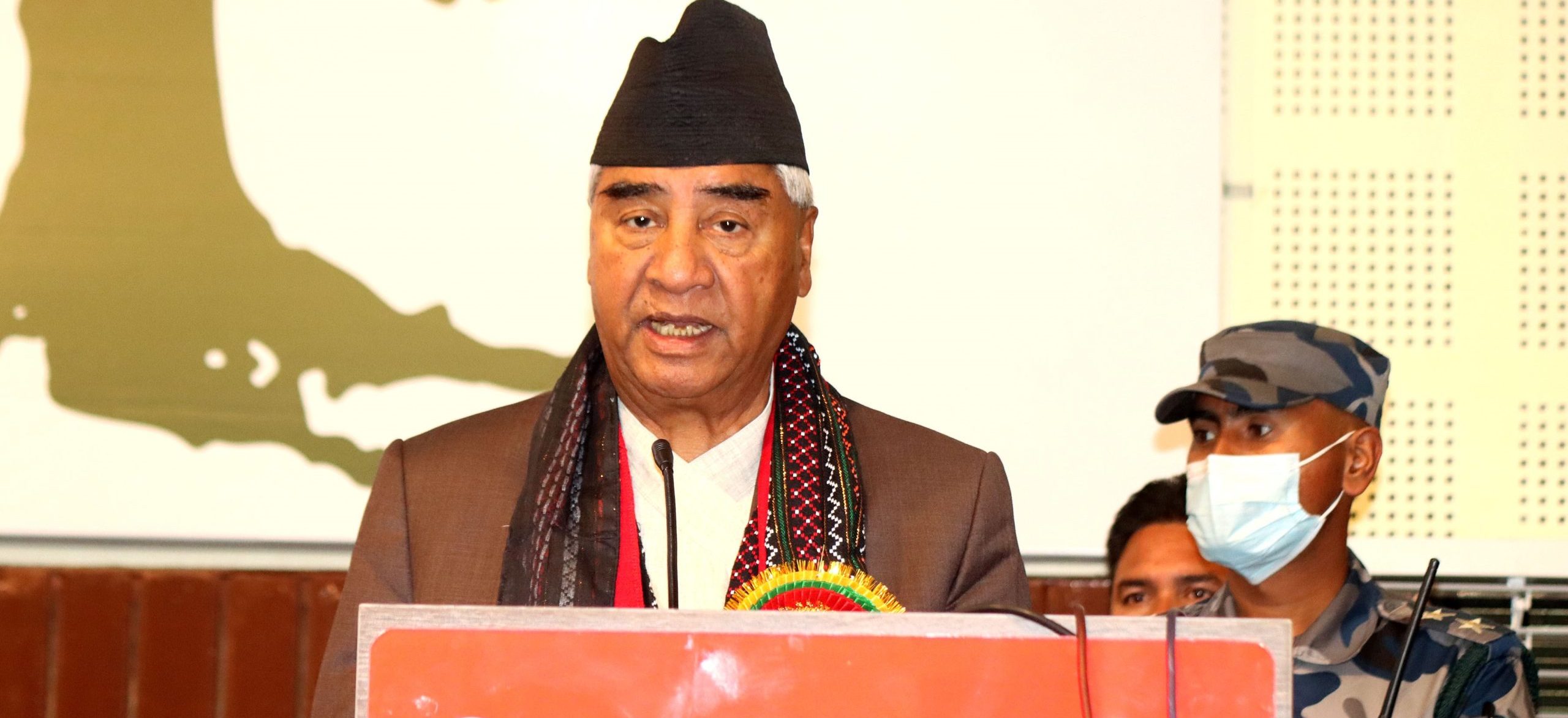 NC President Deuba highlights role of former servicemen in strengthening democracy