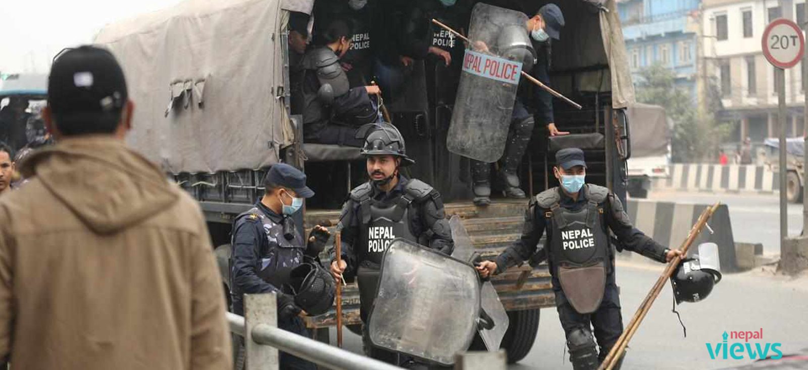 Security arrangements tightened at Balkhu (Photo Feature)