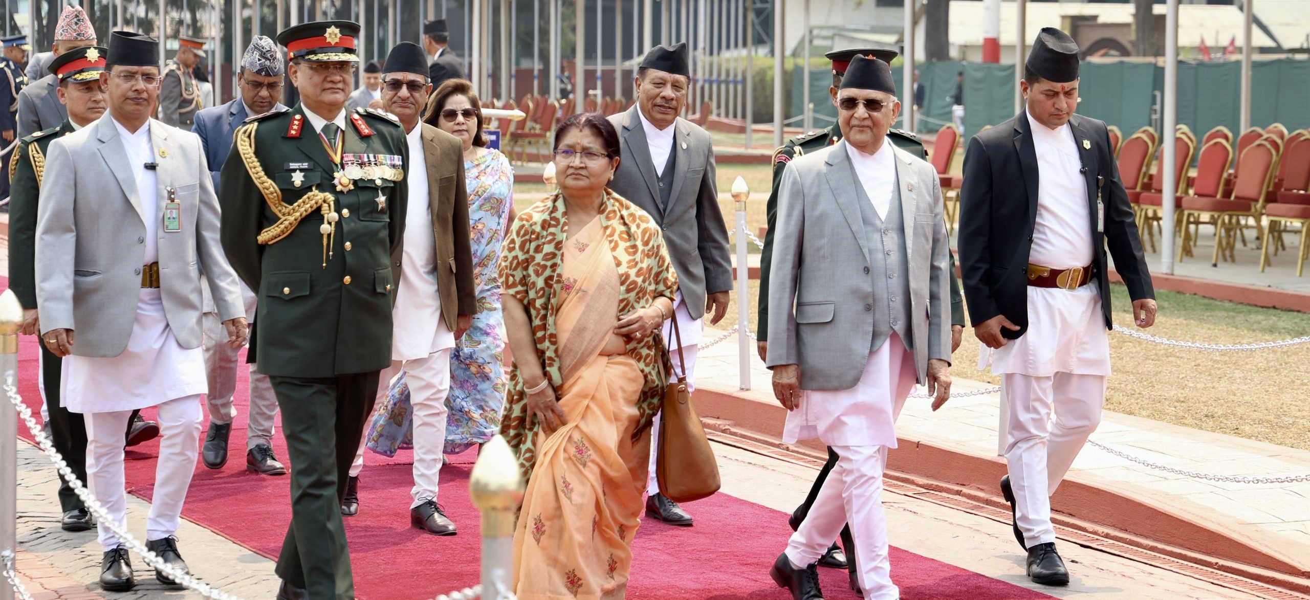Prime Minister Oli returns home