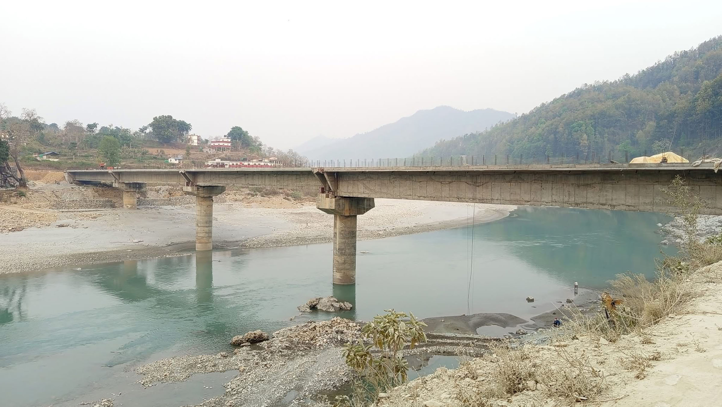 Bridge linking Gandaki and Lumbini provinces constructed