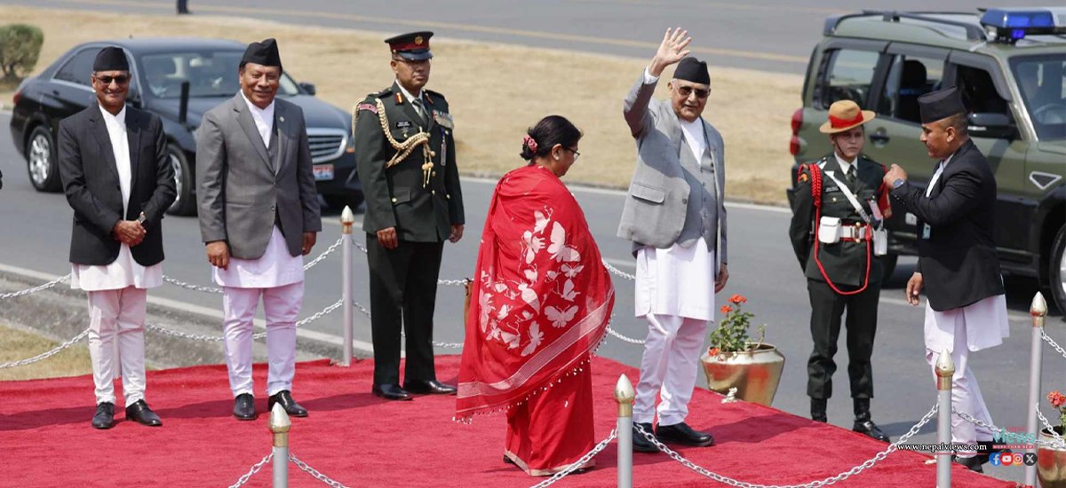 PM Oli leaves for Thailand (Photo Feature)