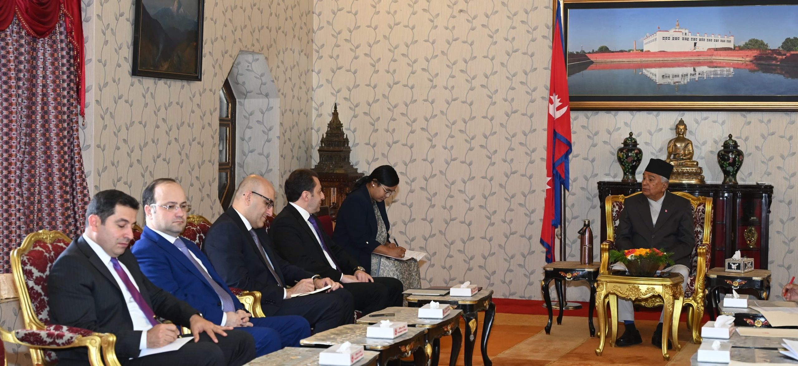 Azerbaijan's Deputy Foreign Minister Mammadov pays courtesy call on President Paudel