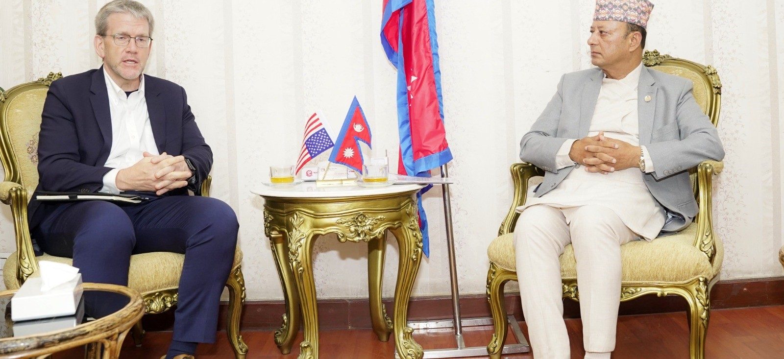 Energy Minister Khadka and US Ambassador Thompson discuss MCC project ...