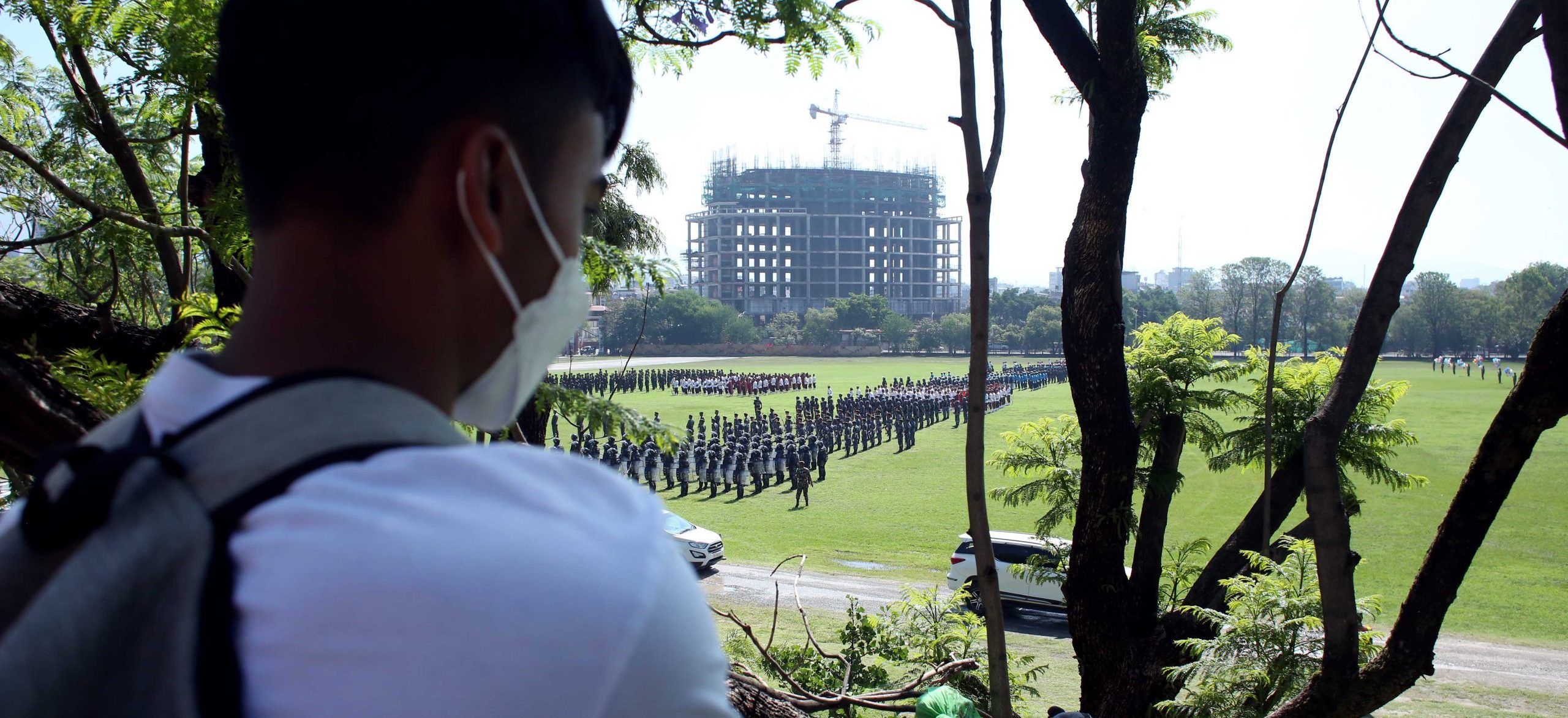 Public peeping VIPs’ Republic Day celebration at Tundikhel (Photos)