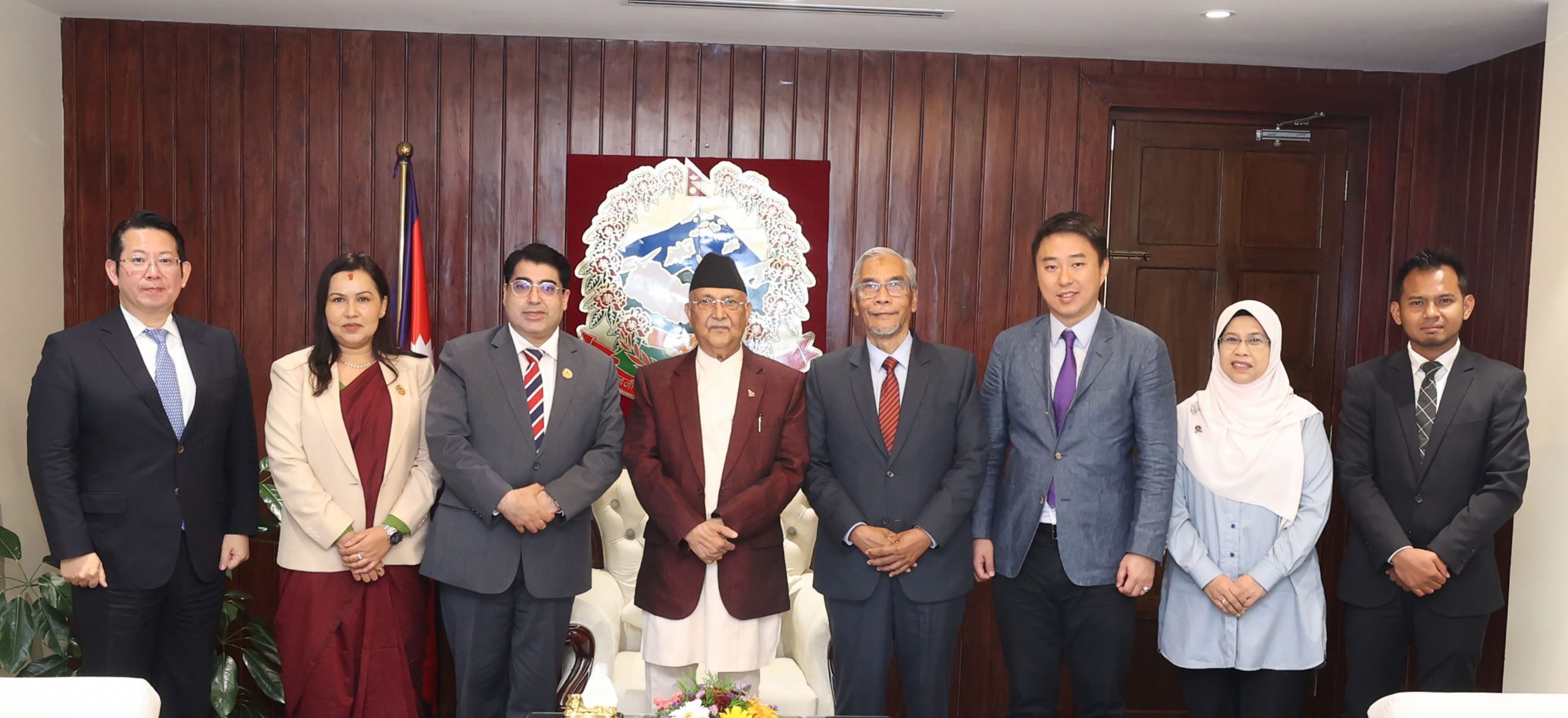 Inter-Parliamentary Speakers' Conference delegation calls on PM Oli