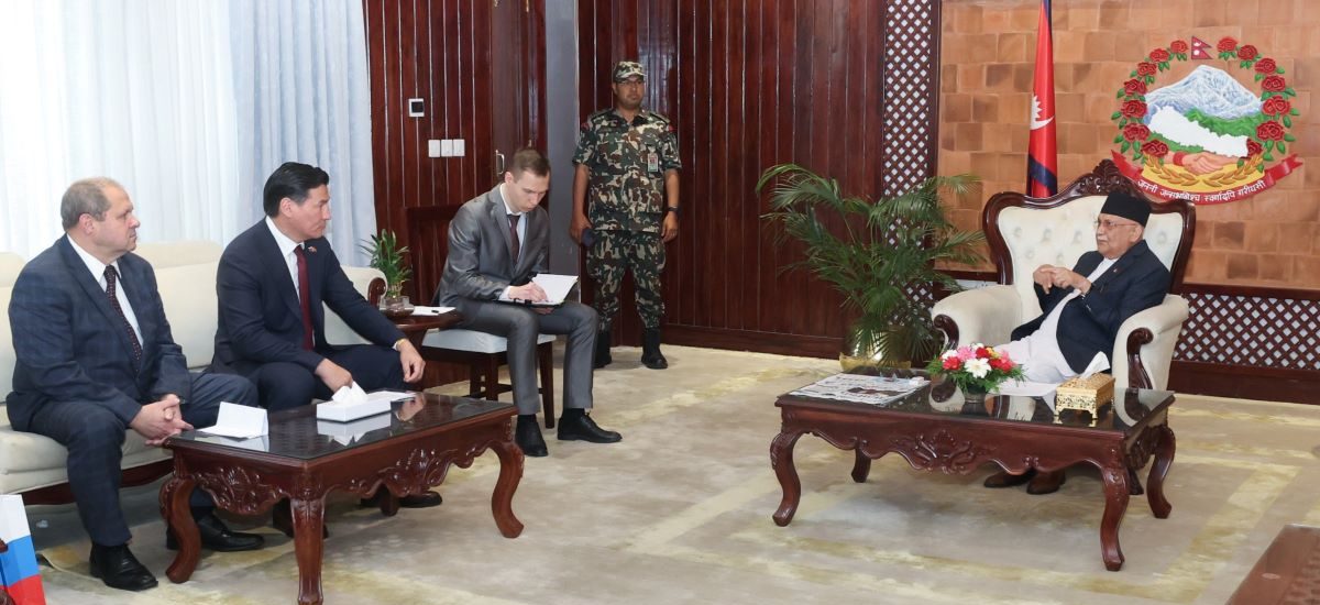 Russian delegation meets with PM Oli