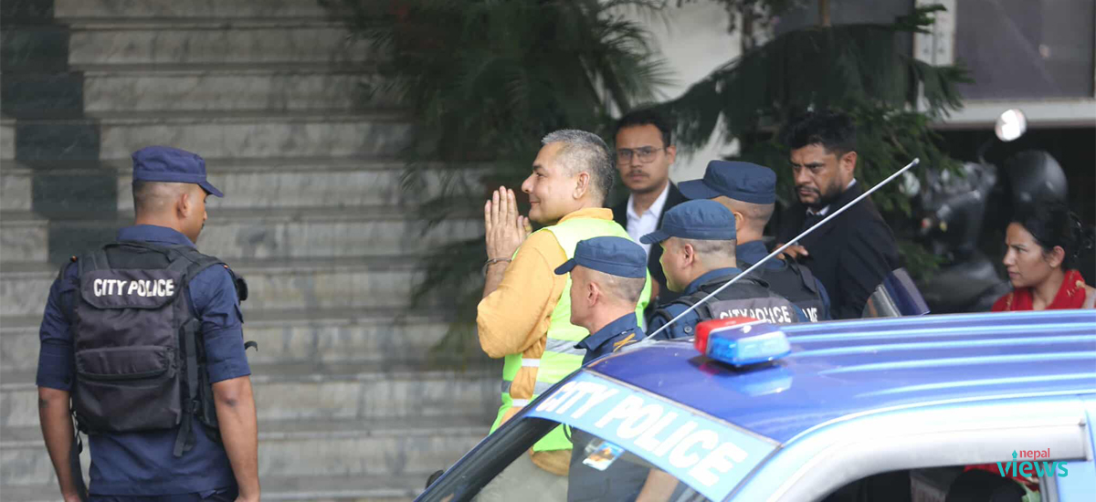 Durga Prasai taken to Kathmandu District Court for detention hearing (Photo Feature)