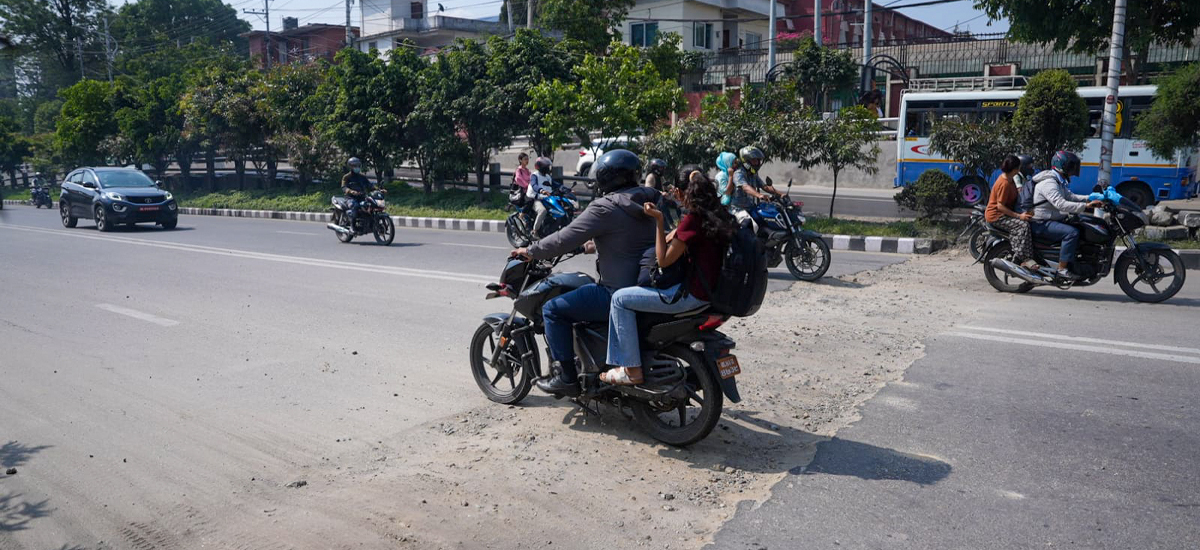 Torn Up road increases risk of road accident (Photos)