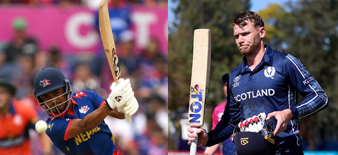 Nepal falls short by 2 runs against Scotland