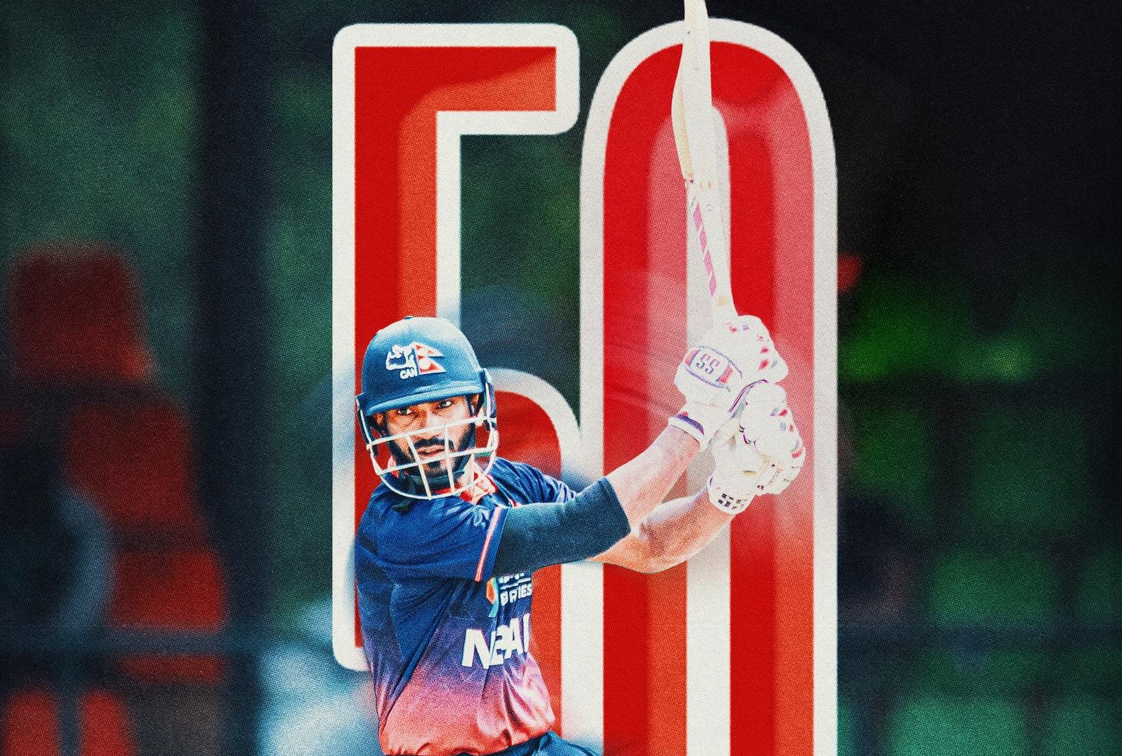 अमेरिकाविरुद्ध आसिफको अर्धशतक